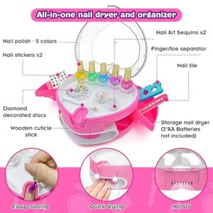 The Ultimate Kids Nail Polish Set for Girls with an All-in-One Nail Art Kit! 2025