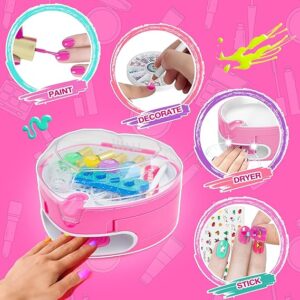 The Ultimate Kids Nail Polish Set for Girls with an All-in-One Nail Art Kit! 2025